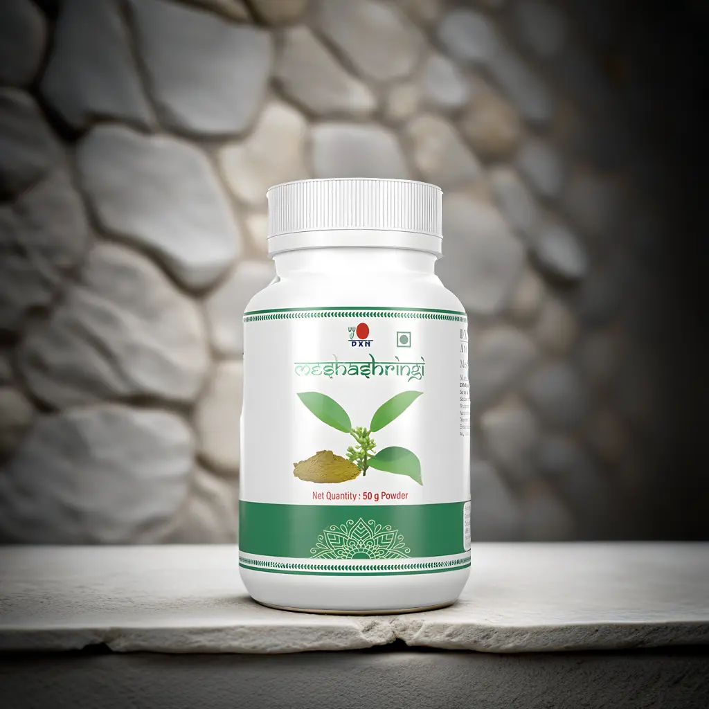 DXN Meshashringi herbal supplement bottle for natural blood sugar control and diabetes support in Bangladesh