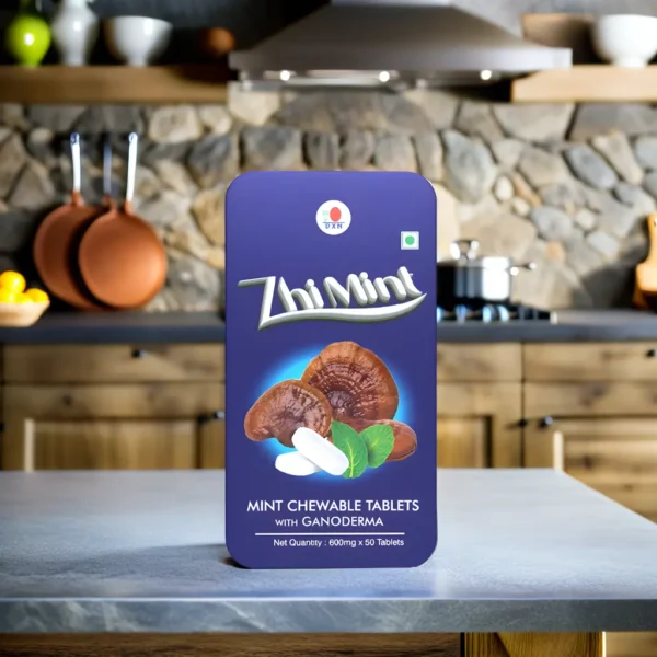 "DXN Zhi Mint mouth freshener candy with Ganoderma extract – keeps breath fresh and throat cool – Buy DXN Zhi Mint in Bangladesh"