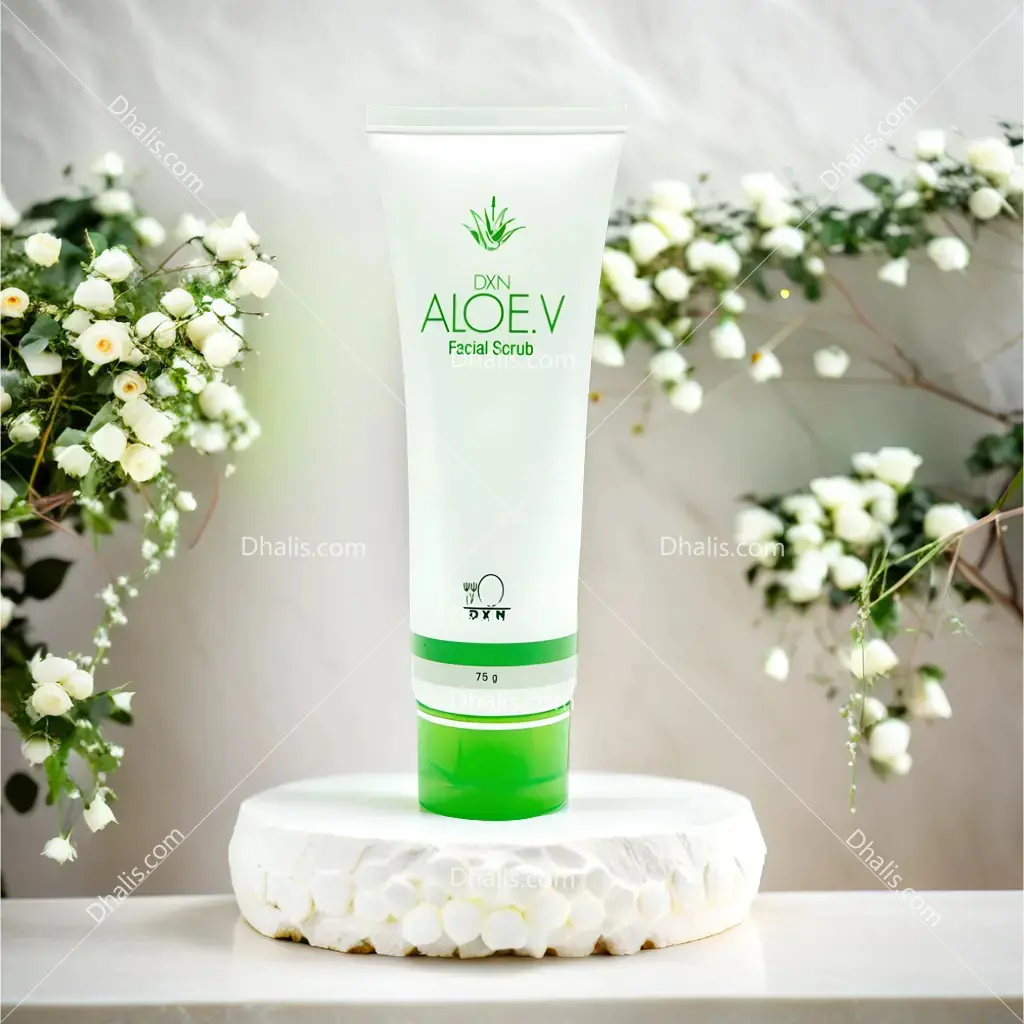 DXN Aloe V Facial Scrub ত্বককে পরিষ্কার এবং হাইড্রেট করে অ্যালোভেরা এক্সট্র্যাক্ট দিয়ে