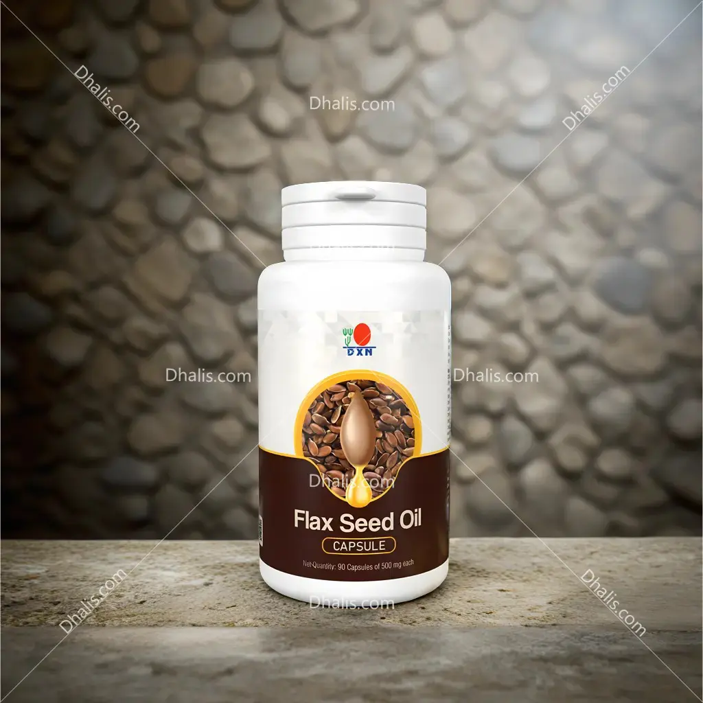 "DXN Flax Seed Capsule for Heart Health, Skin Care, and Omega-3 Benefits