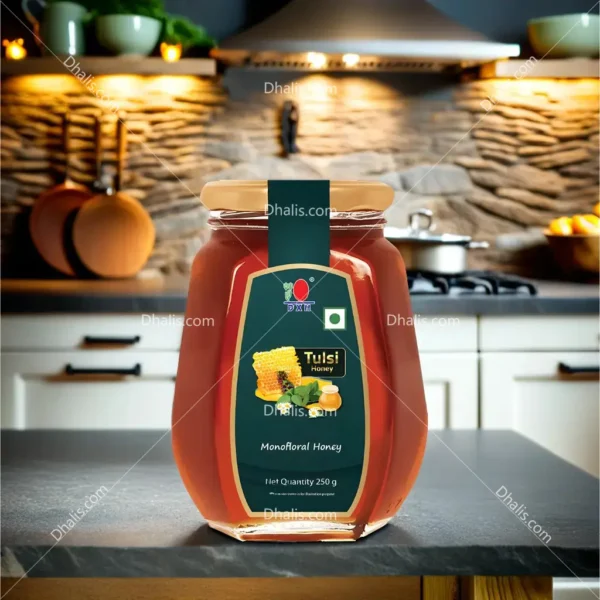DXN Tulsi Honey with natural honey and Tulsi for immunity, detox, and energy
