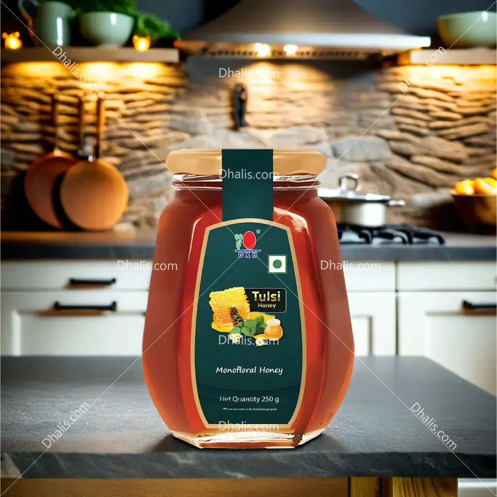 DXN Tulsi Honey with natural honey and Tulsi for immunity, detox, and energy