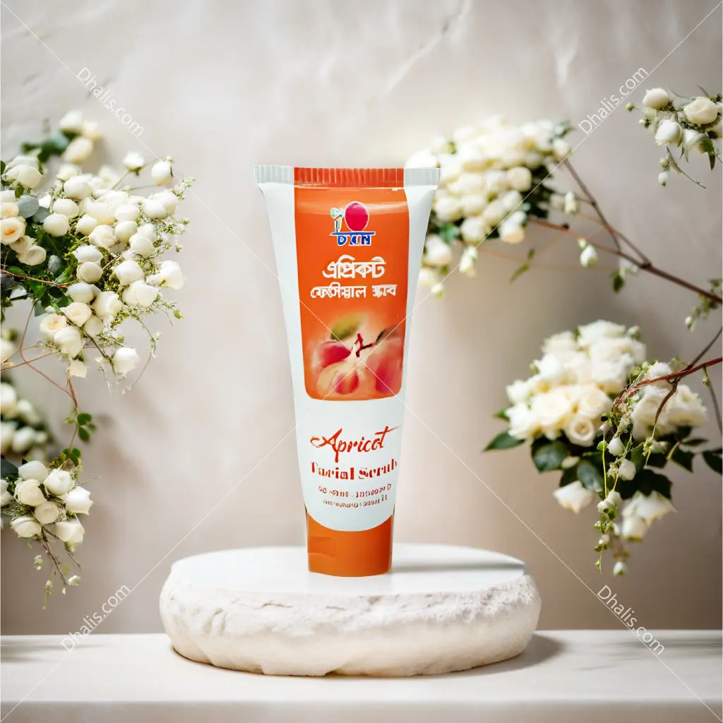 DXN Apricot Facial Scrub – Natural Exfoliating Face Scrub with Papaya Enzymes
