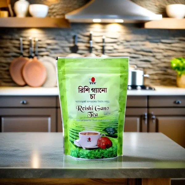 DXN Reishi Gano Tea পণ্যের ছবি – অর্গানিক গানোডার্মা গ্রিন টি