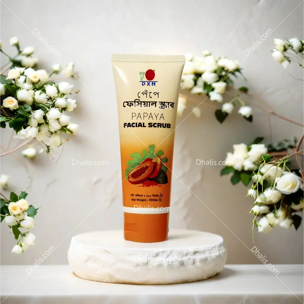 DXN Papaya Scrub – Natural Exfoliating Face Scrub with Papaya Enzymes